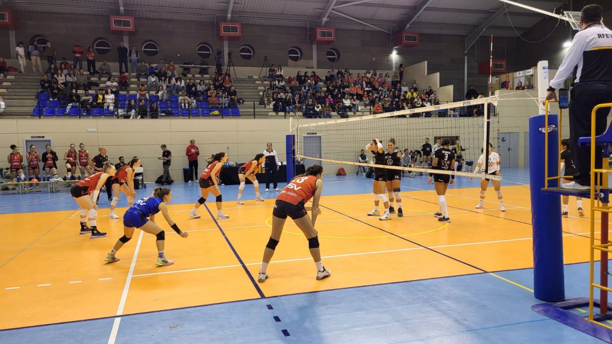 Imatge del partit entre el DSV Club Voleibol Sant Cugat i l'Heidelberg / Foto: Cugat Mdia