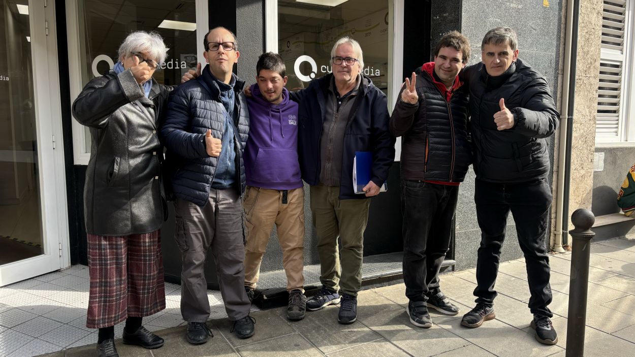 Els protagonistes del programa de rdio del Taller Jeroni de Moragas / Foto: Cugat Mdia