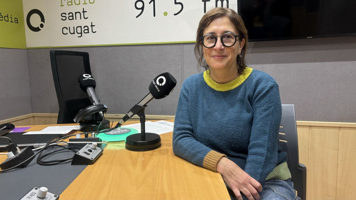 Alba Rodrguez, directora dels Museus de Sant Cugat a l'estudi Ramon Barnils de Rdio Sant Cugat