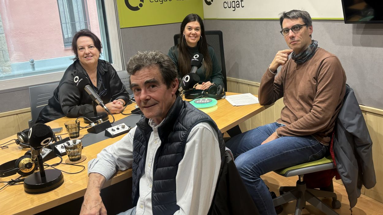 D'esquerra a dreta: Llusa Espn, Toni Sams, Alba Triad i Hctor Verd / Foto: Cugat Mdia