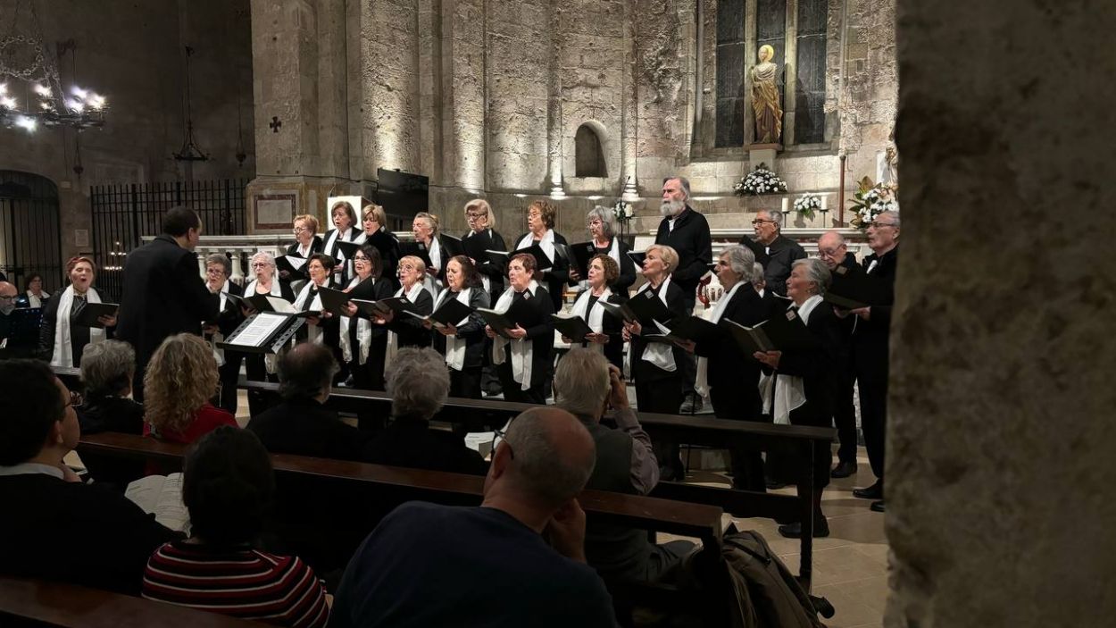 Un moment de l'actuaci de la Societat Coral La Uni al Concert de Santa Ceclia / Foto: Cugat Mdia