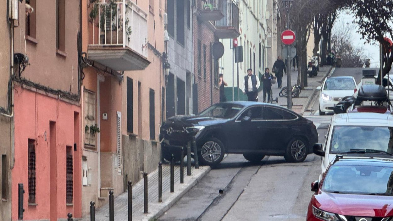 Estat en qu ha quedat el cotxe / Foto: Cugat Mdia