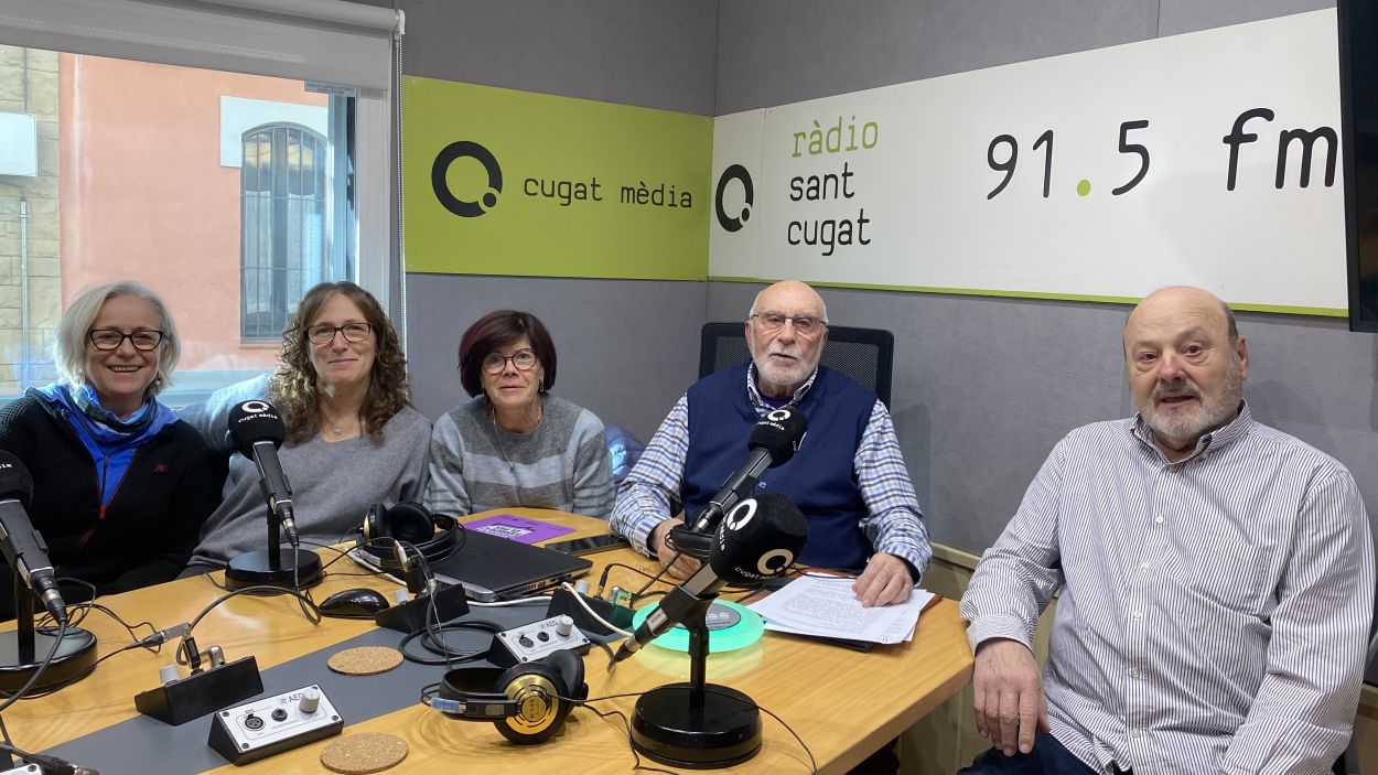 Rosa Sicart, Marta Pmies, Nria Ayala, Eduard Jener i Antoni Salvador / Foto: Cugat Mdia