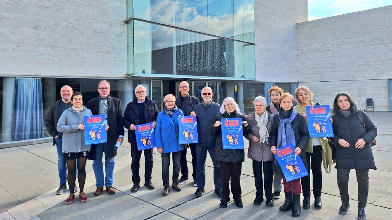 Foto de famlia dels representants de la gent gran de Sant Cugat / Foto: Ajuntament