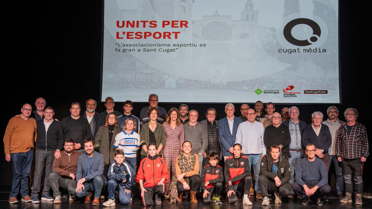 Acte de Cugat Mdia: 'Units per l'esport' / Foto: Cugat Mdia (Marc Asensio)