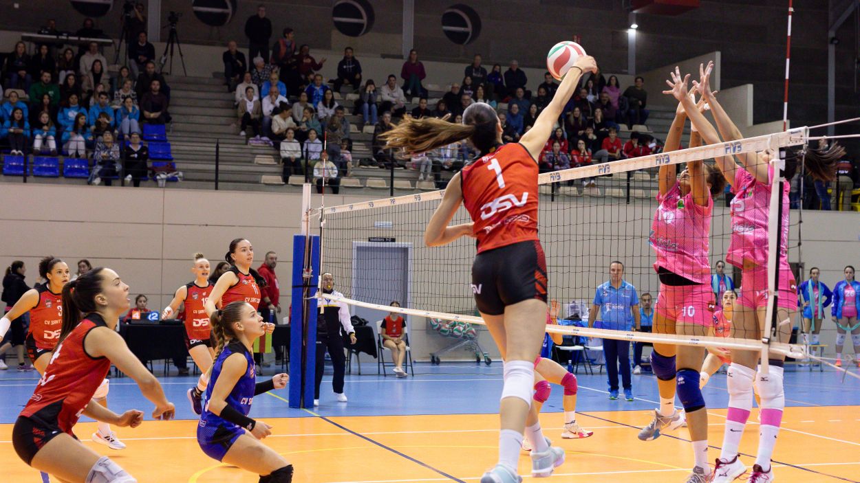 Imatge d'un partit del DSV Volei Sant Cugat / Foto: Volei Sant Cugat