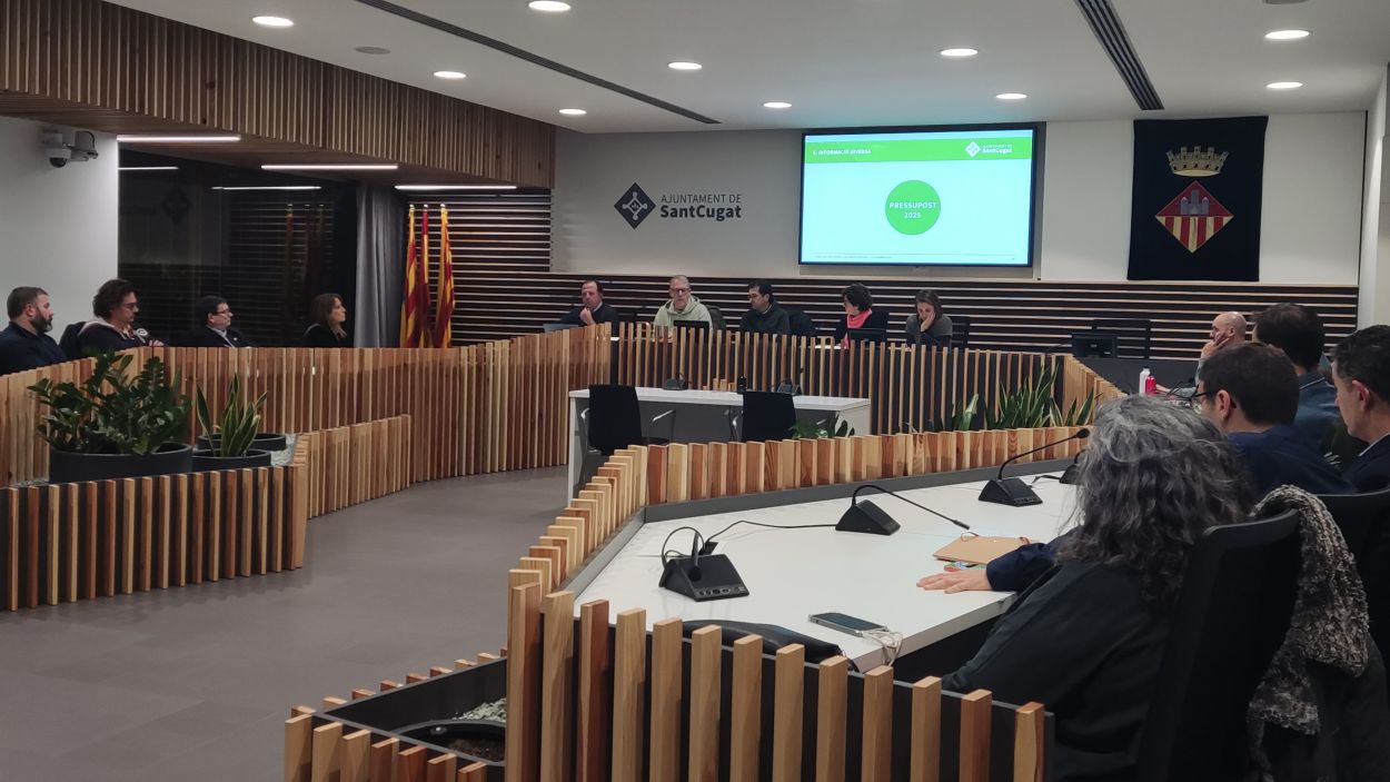 El Consell Sectorial d'Esports s'ha celebrat a la sala de plens de l'ajuntament / Foto: Cugat Mdia