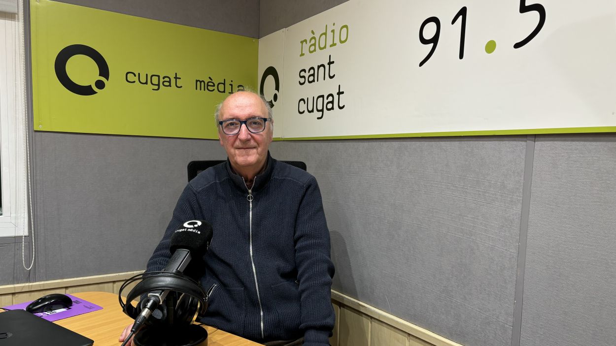 L'historiador Joan Troyano a l'estudi de Rdio Sant Cugat 