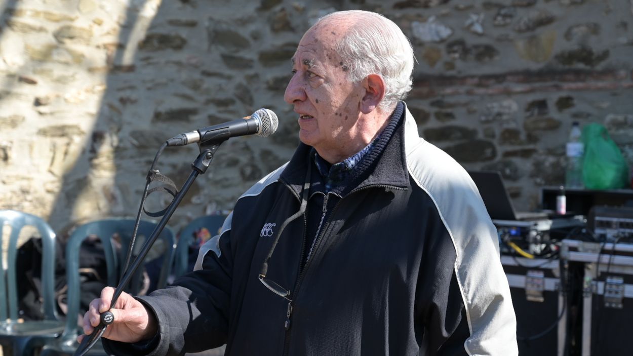 Biel Moreras, en un aplec de Sant Medir / Foto: Ajuntament de Sant Cugat