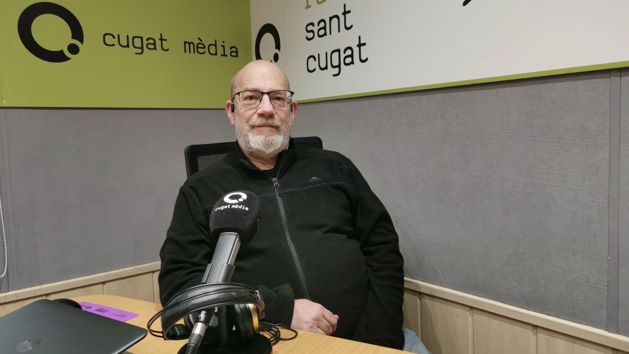 Pablo Gimnez, llibreter del Celler de Llibres a Rdio Sant Cugat / Foto: Cugat Mdia