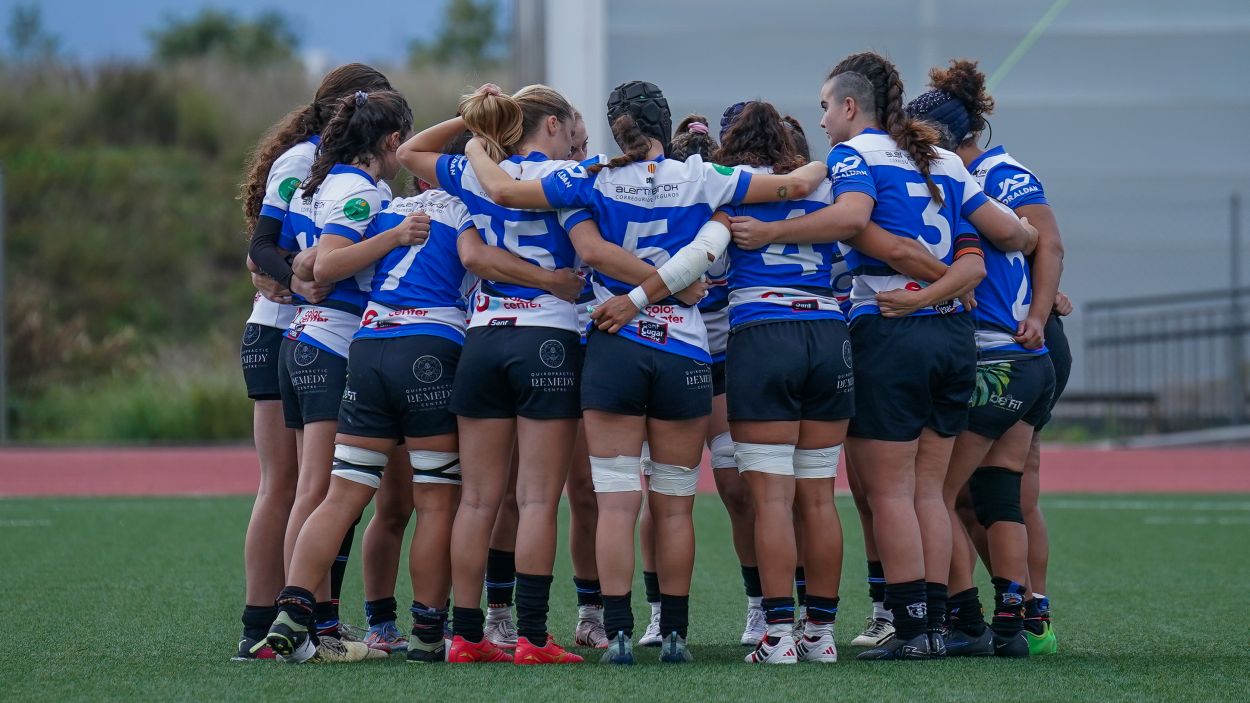 El femen del Rugby Sant Cugat seguir a Lliga Iberdrola / Foto: Irinarene