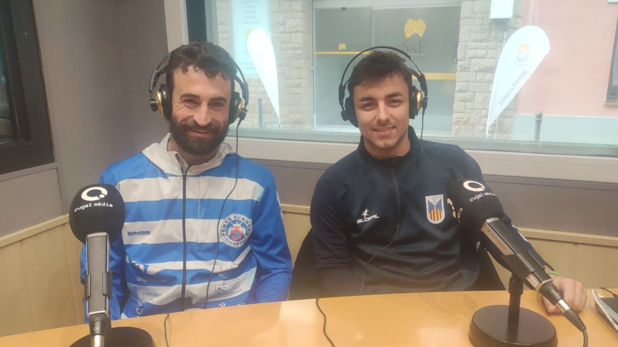 Pepe Daz i Jan Galinsoga, protagonistes al programa 'Esport en Marxa' / Foto: Cugat Mdia