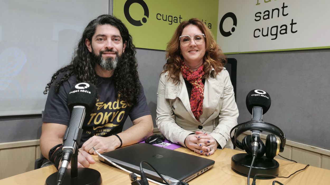 Patricio Zunino amb Lisdaimi Abreu de l'espai 'Amb el cor a la m' del 'Faves comptades' / Foto: Cugat Mdia