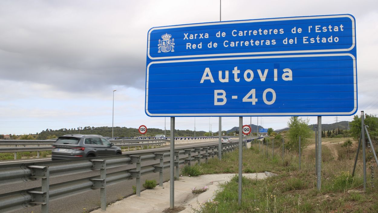 Cartell de la B-40 o Quart Cintur a Terrassa / Foto: ACN (Albert Segura)