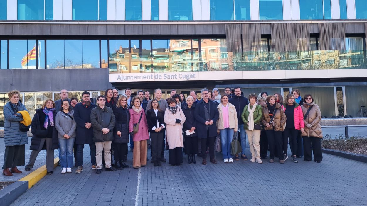 Lectura del manifest del Dia Mundial Contra el Cncer / Foto: Cugat Mdia