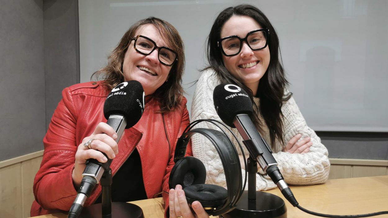 Kuka Fernndez i Eva Garrido t'apropen l'actualitat del cor a Rdio Sant Cugat / Foto: Cugat Mdia