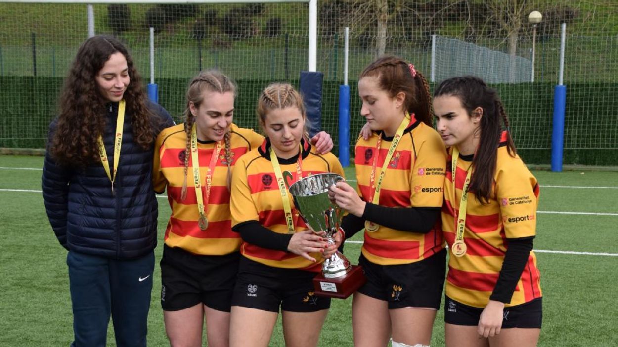 Cinc santcugatenques guanyen l'Estatal sub 19 amb Catalunya / Foto: Cedida