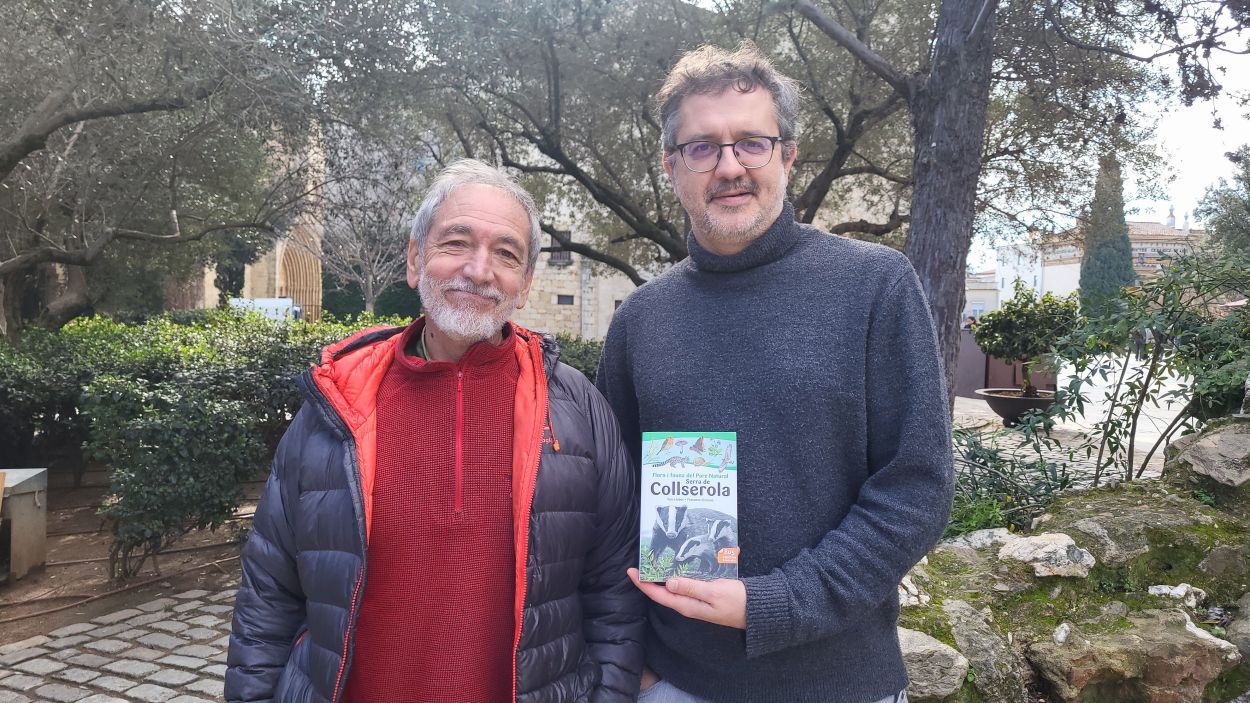 Francesc Llimona i Toni Llobet, autors de la guia 'Flora i fauna del Parc Natural Serra de Collserola' / Foto: Cugat Mdia