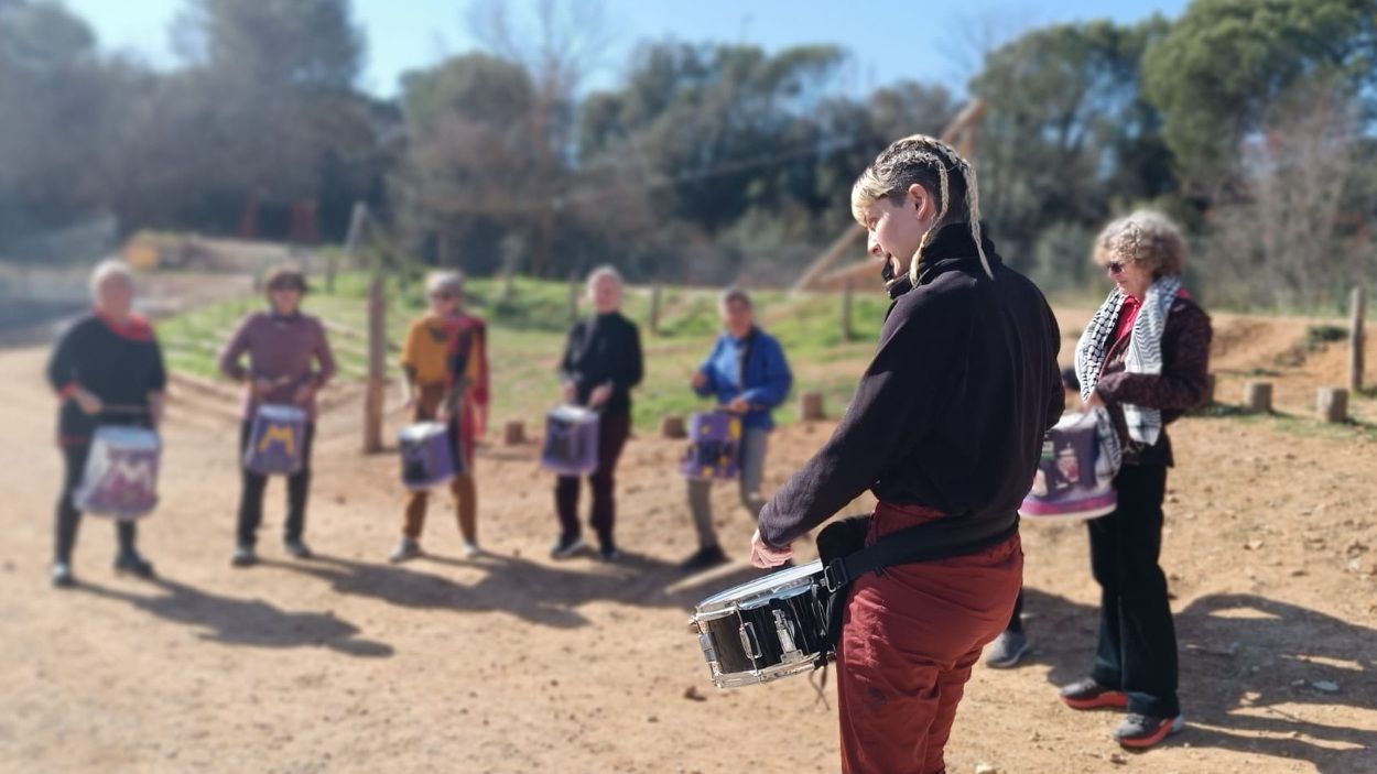 Un moment d'un assaig de Mamatraka a la Floresta / Foto: Cugat Mdia