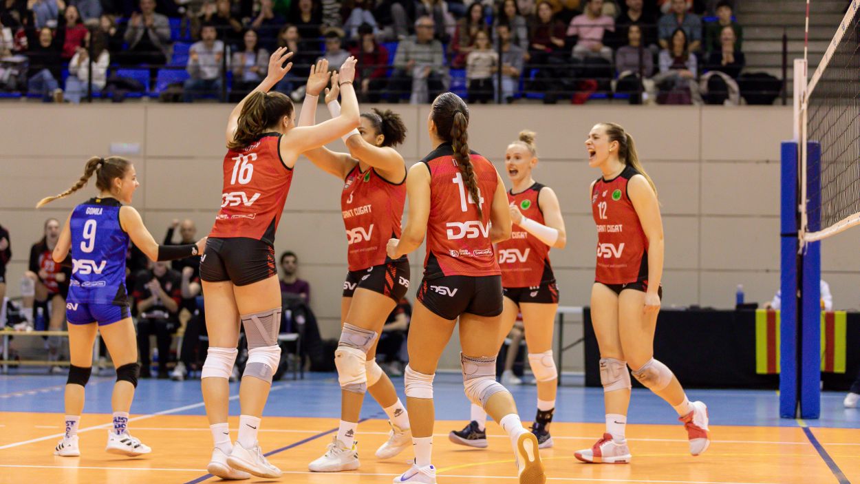 El DSV Volei Sant Cugat vol jugar els play-offs pel ttol / Foto: Volei Sant Cugat