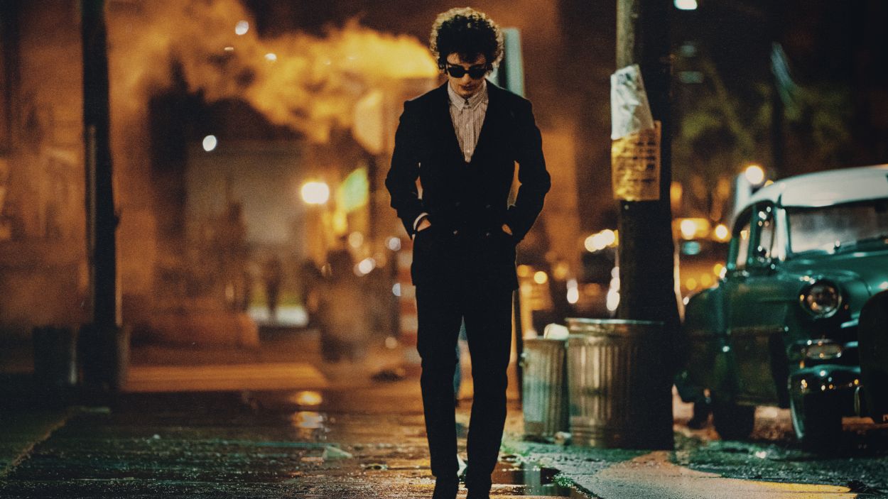  L'esperat biopic de Bob Dylan, 'A complete unknown', arriba aquest divendres a la gran pantalla protagonitzat per Timothe Chalamet i dirigit per James Mangold / Foto: Un moment de la pellcula