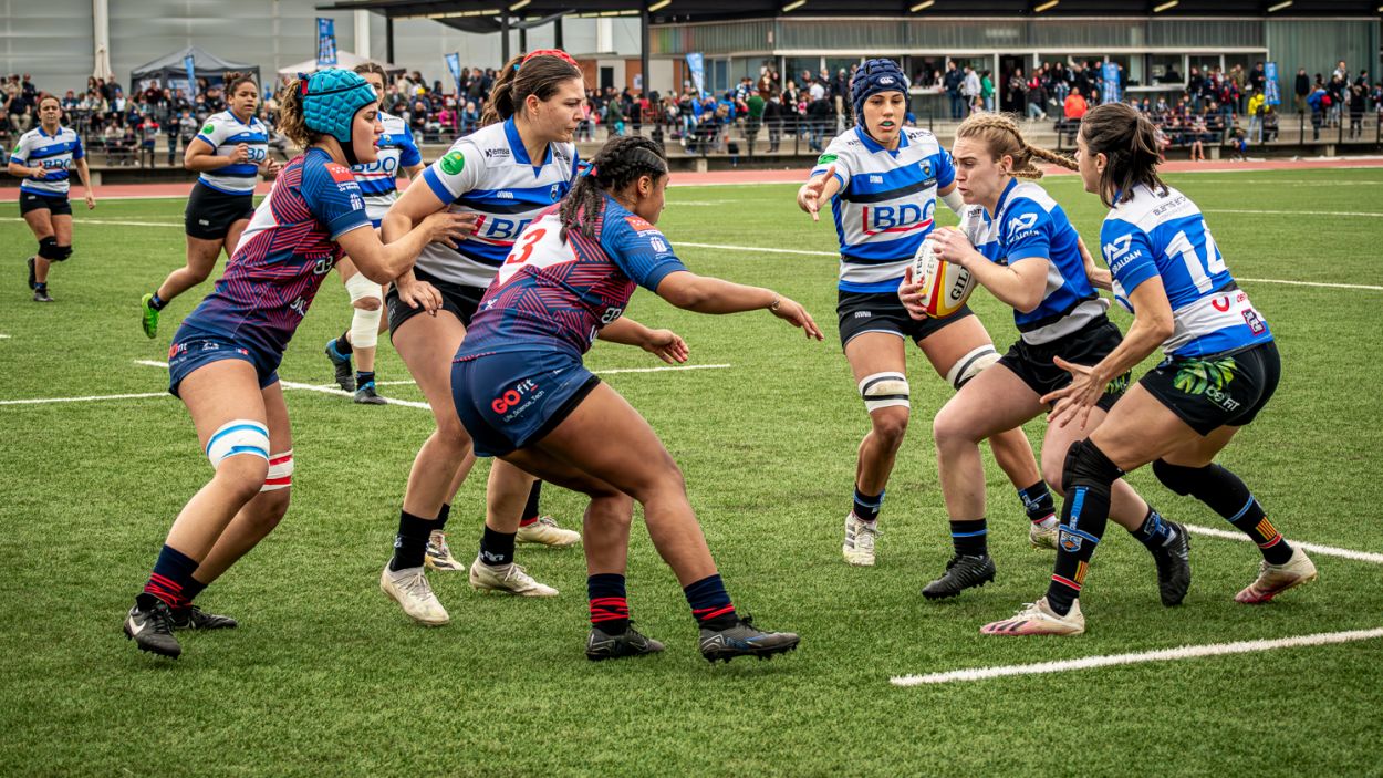 Imatge d'arxiu d'un partit del Rugby Sant Cugat / Foto: Rugby Sant Cugat