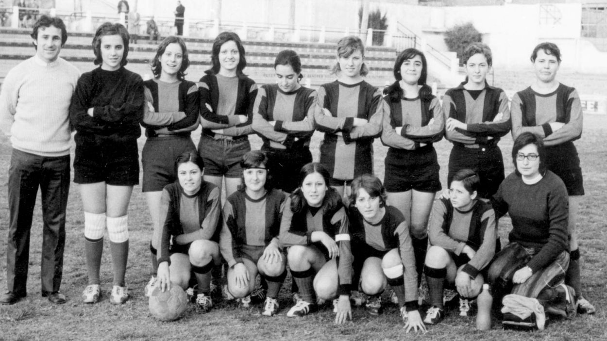 Les pioneres del SantCu l'any 1971 / Foto: Cedida