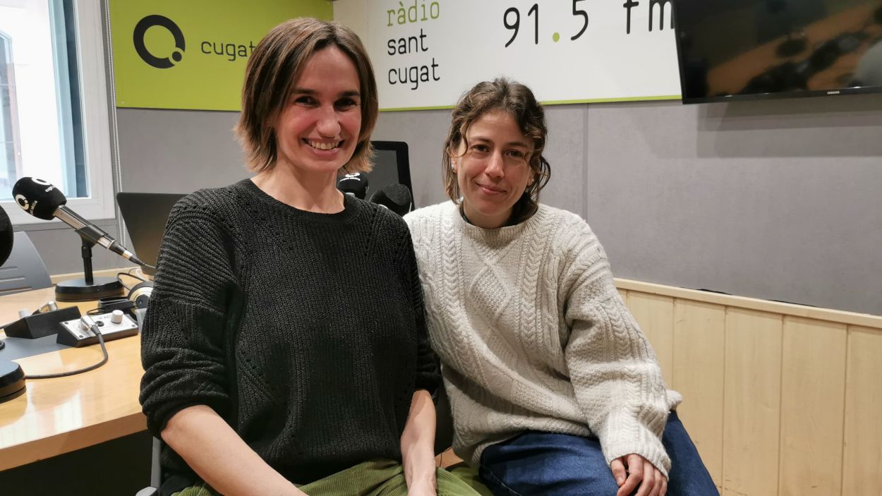 Aida Mestres i Alba Santmart, membre de l'equip d'Art Sant Cugat