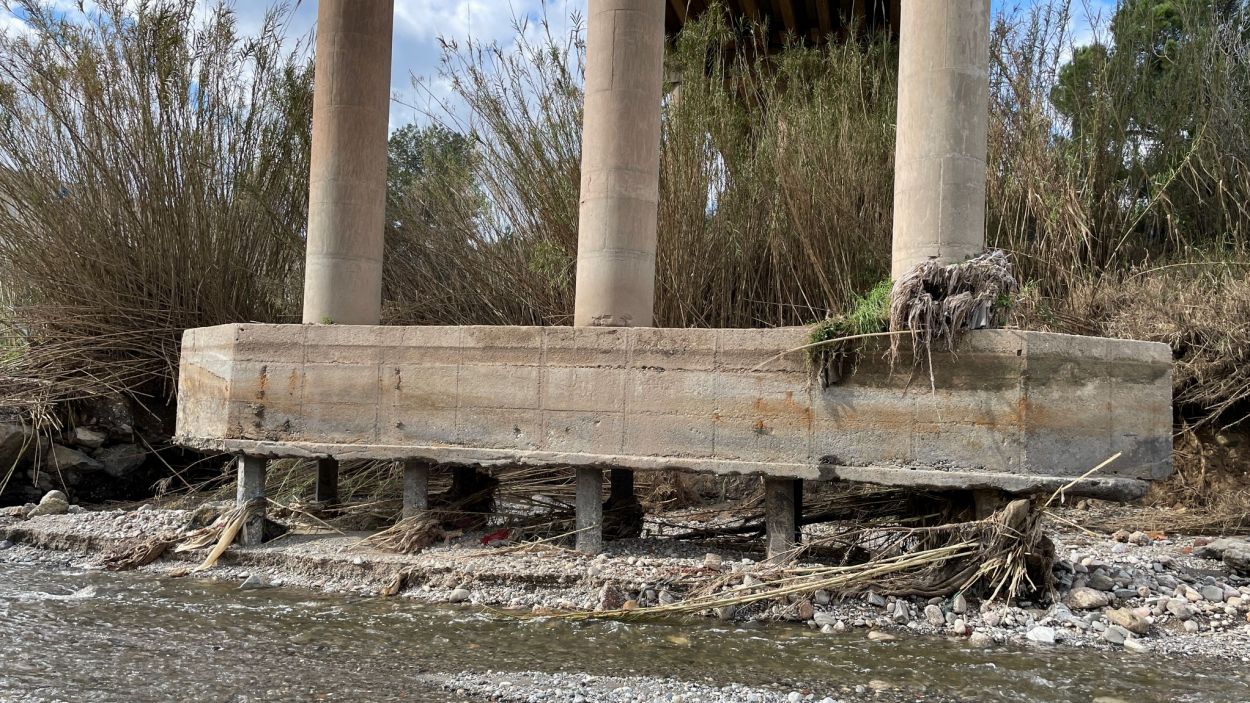 Imatge de l'estructura del pont / Foto: EMD De Valldoreix