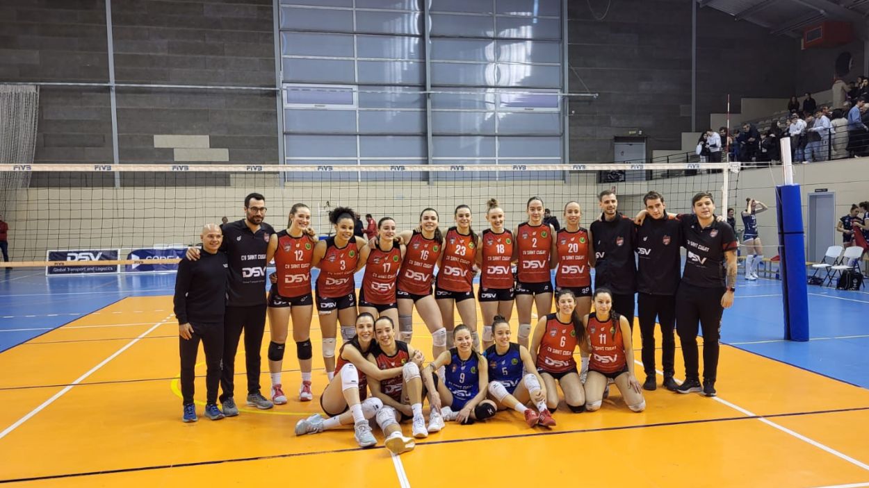 Foto final de temporada del DSV Volei Sant Cugat / Foto: Cugat Mdia