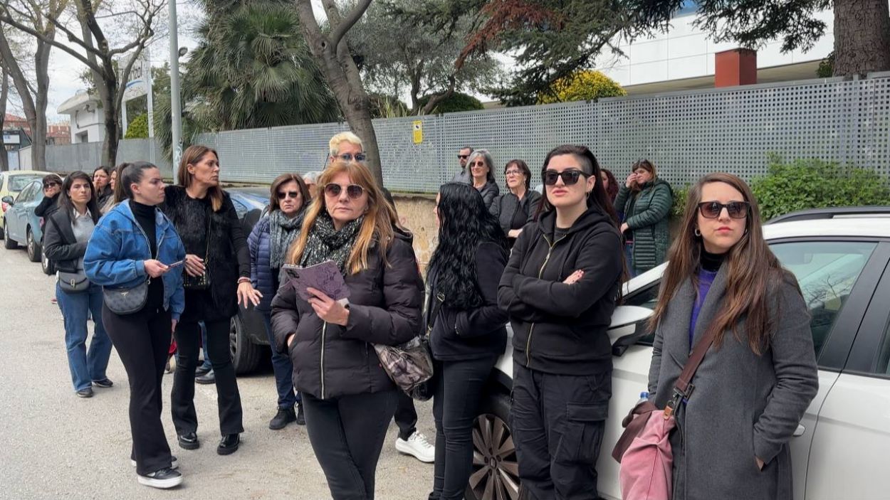 Algunes de les persones que han fet suport a Enri Garca