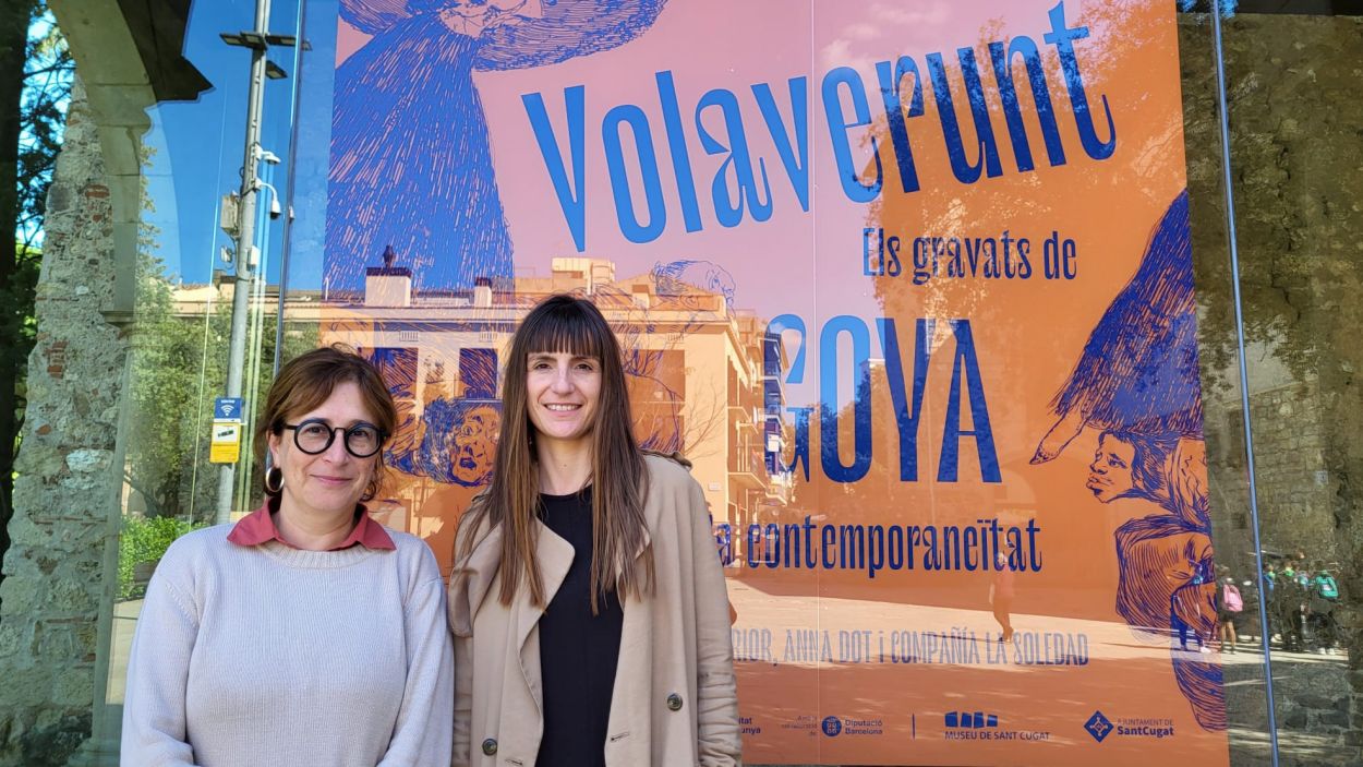 Alba Rodríguez, directora del Museu de Sant Cugat i Aina Mercader Sbert, crítica d’art i comissària de l'exposició Alba Rodríguez, directora del Museu de Sant Cugat i Aina Mercader Sbert, crítica d’art i comissària de l'exposició
