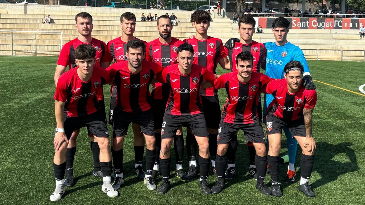 Onze inicial del SantCu davant el Camarles / Foto: SantCu
