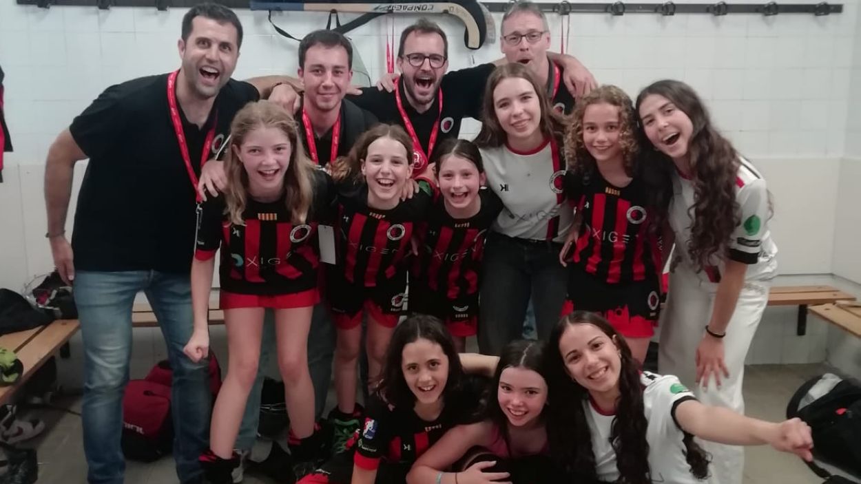 El sub 11 del Pat Hoquei, subcampi de Catalunya / Foto: Cedida