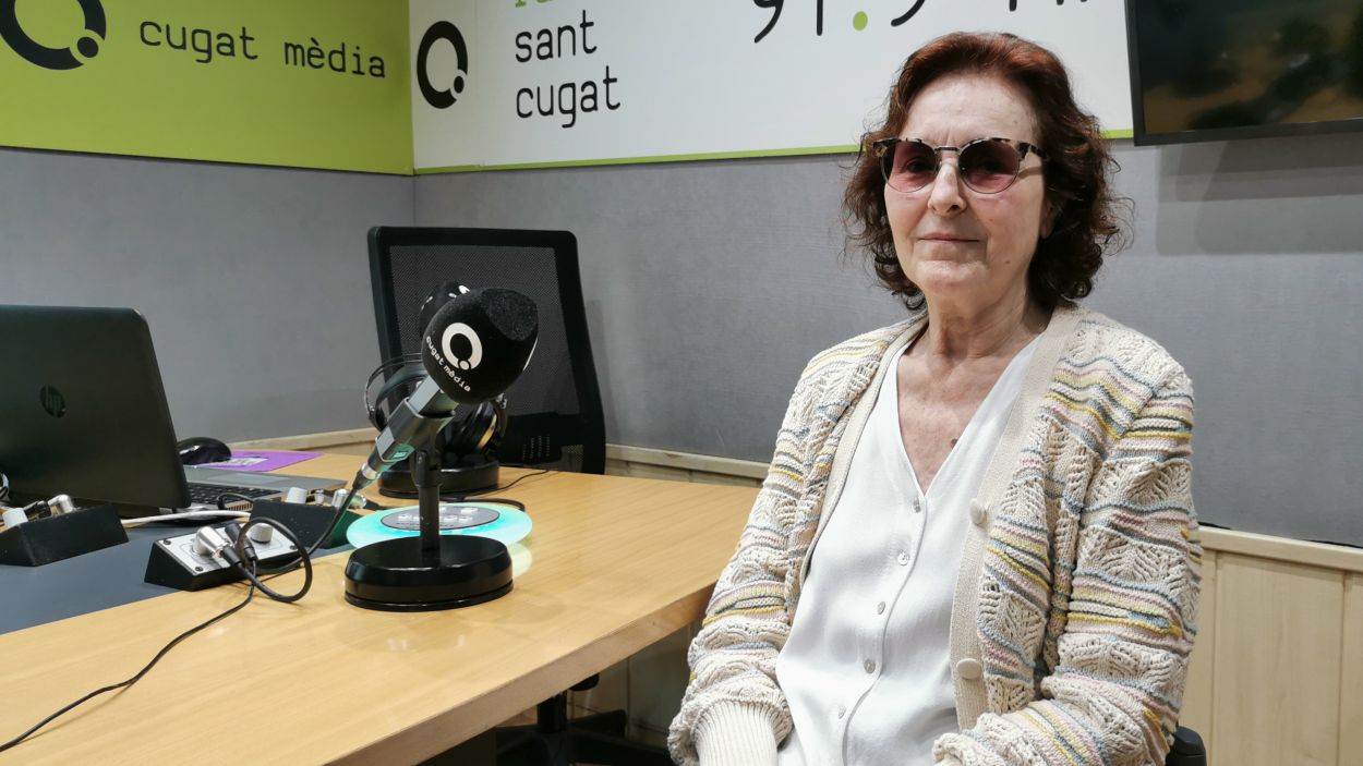 L'actriu valldoreixenca Marta Angelat parla del seu primer llibre a Rdio Sant Cugat / Foto: Cugat Mdia