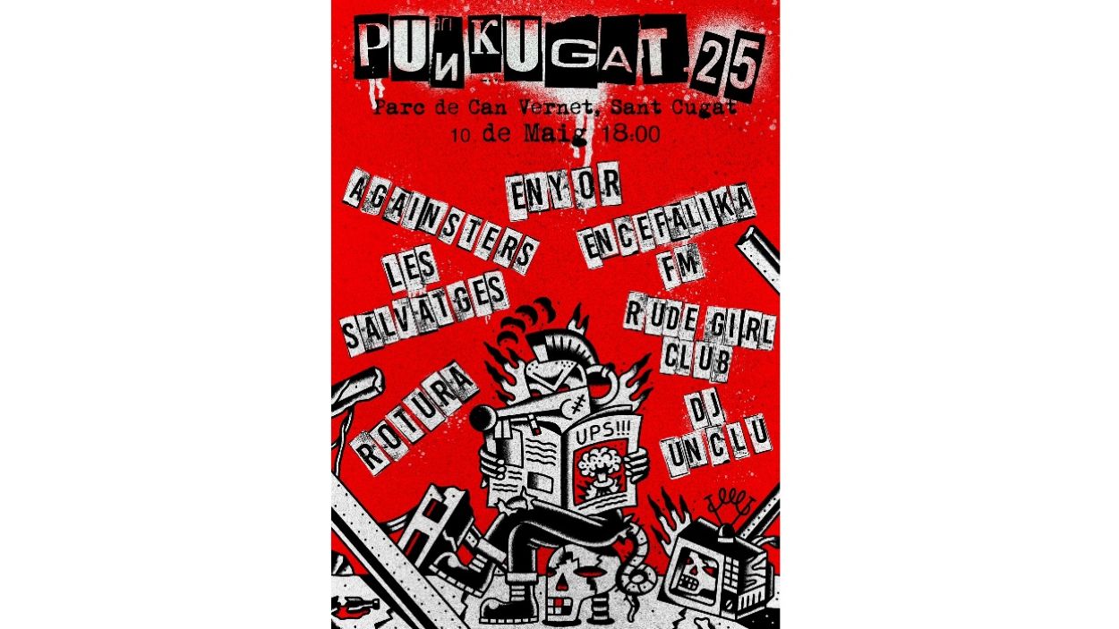 Cartell del festival Punkugat 2025