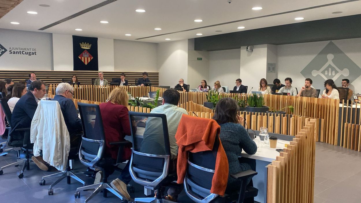 El ple d'abril, que es va haver d'ajornar per l'apagada elctrica / Foto: Cugat Mdia