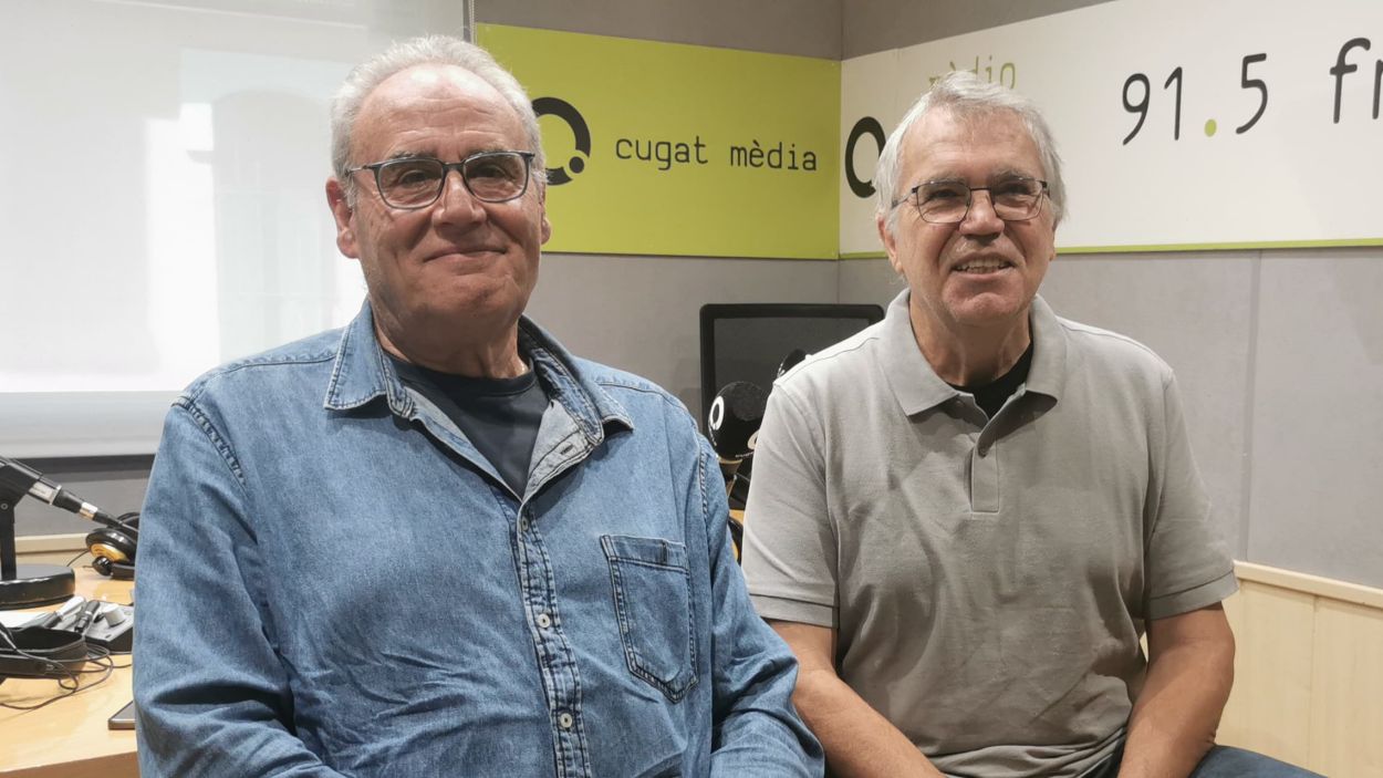 Miquel Martnez, president del SantCugatCreix i Jaume Fernndez, responsable de l'rea de coneixement de la plataforma / Foto: Cugat Mdia