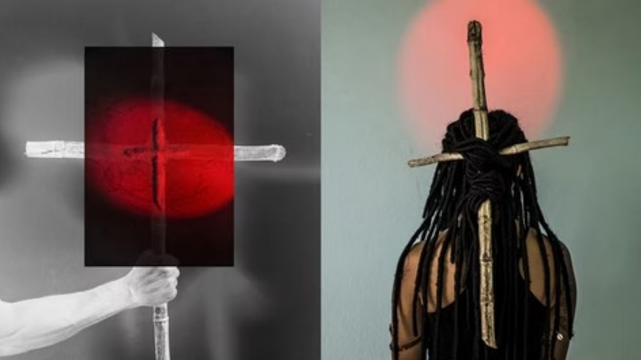 Fotografies de l'exposici 'Pelo malo', de Nuria Lpez Torres, que es podr veure a la sala capitular del Museu del Monestir / Foto: Nuria Lpez Torres