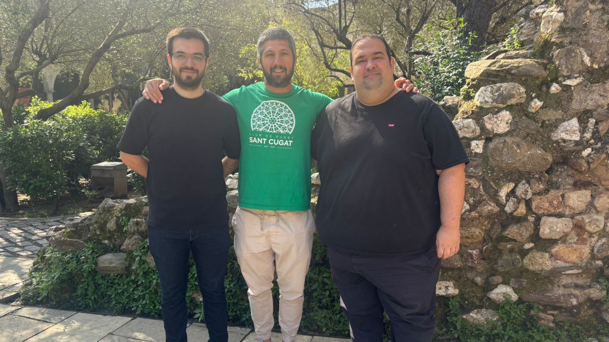D'esquerra a dreta, Haritz Salvad, Martn Garcia i Gabi Payet / Foto: Cugat Mdia