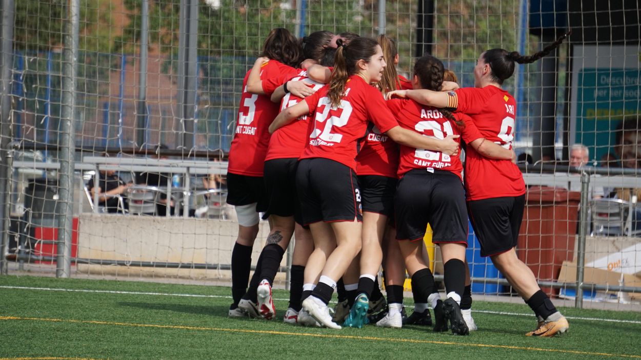 El SantCu vol celebrar l'ascens a Tercera Federaci / Foto: SantCu