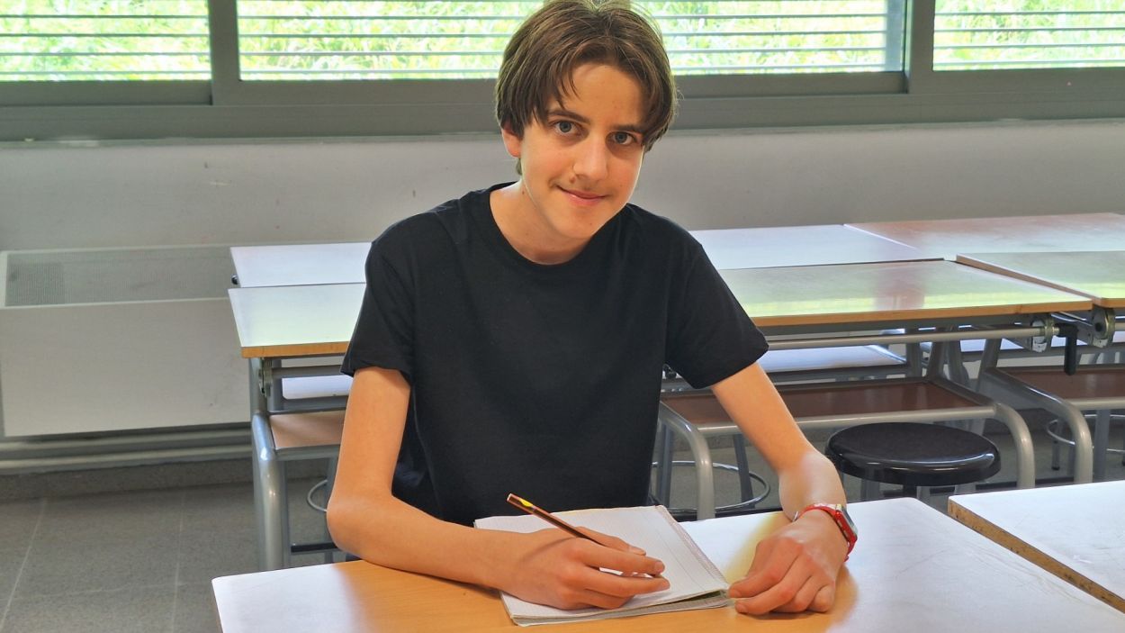 Albert Farrs Anguita, guanyador de la Prova Cangur de 3r d'ESO