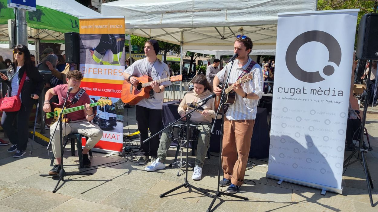 Salvation Inc. en concert durant l'especial de Sant Jordi del 'Faves comptades' / Foto: Cugat Mdia