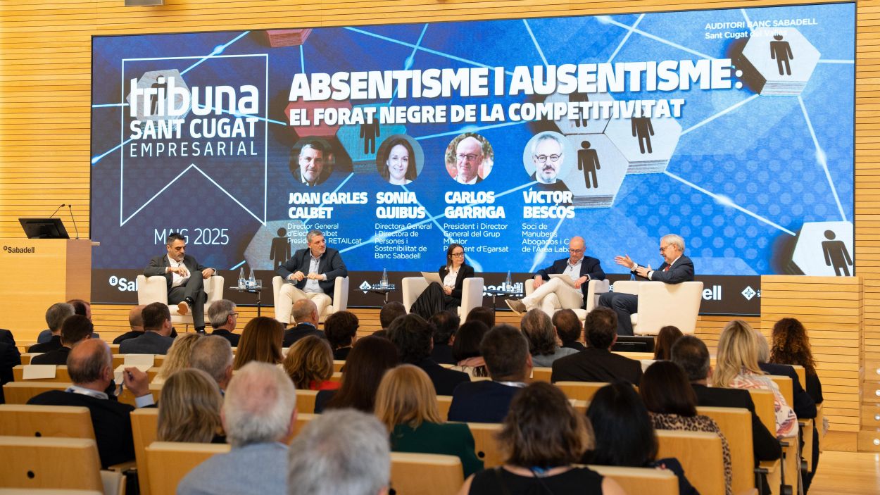 Un moment del Tribuna Sant Cugat Empresarial d'aquest dijous / Foto: SCE
