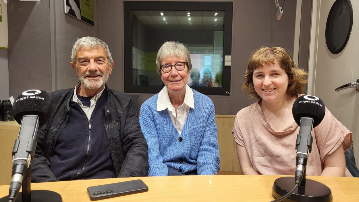 lvar Roda, Roser Casamitjana i Laia Coronado a l'estudi Ramon Barnils de Rdio Sant Cugat