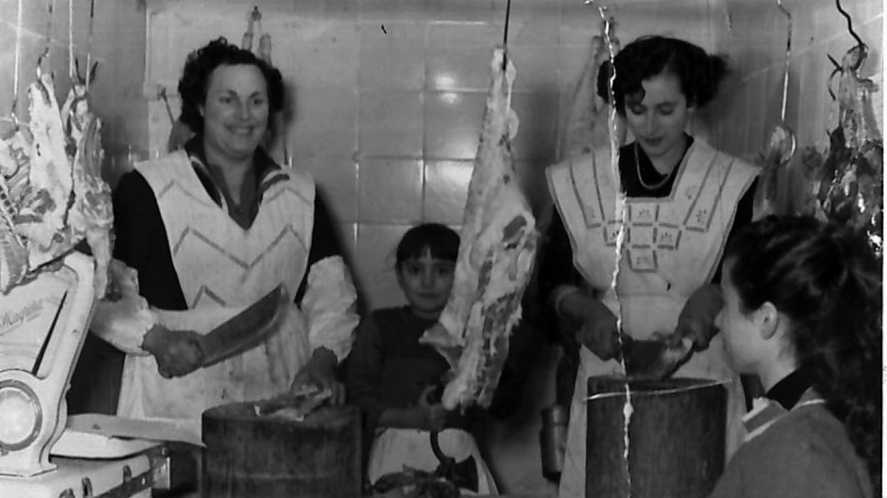 Carnisseria Corral, Nit de Nadal de 1954 Carnisseria Corral, Nit de Nadal de 1954
