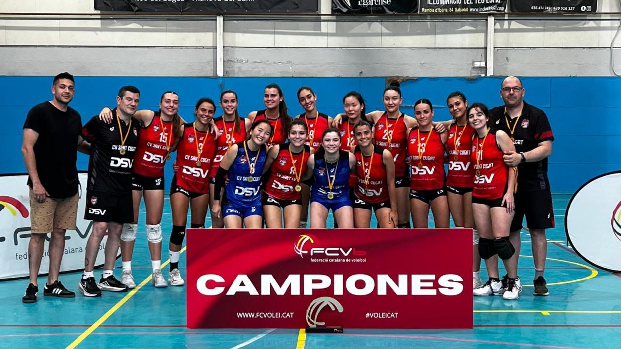 Snior C del DSV Volei Sant Cugat / Foto: Cedida