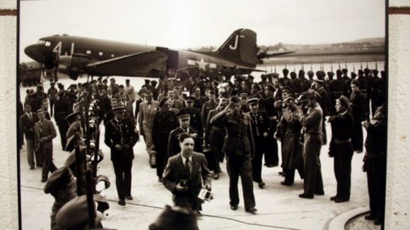 Els combatents tornant a França després de la Segona Guerra Mundial / Foto: ACN / Xavier Pi
