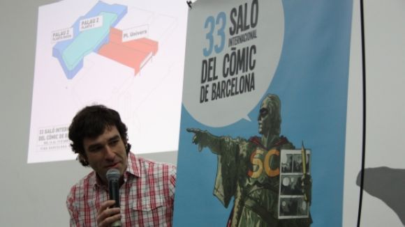 L'illustrador Jordi Lafebre, autor del nou cartell del Sal del Cmic / Foto: ACN