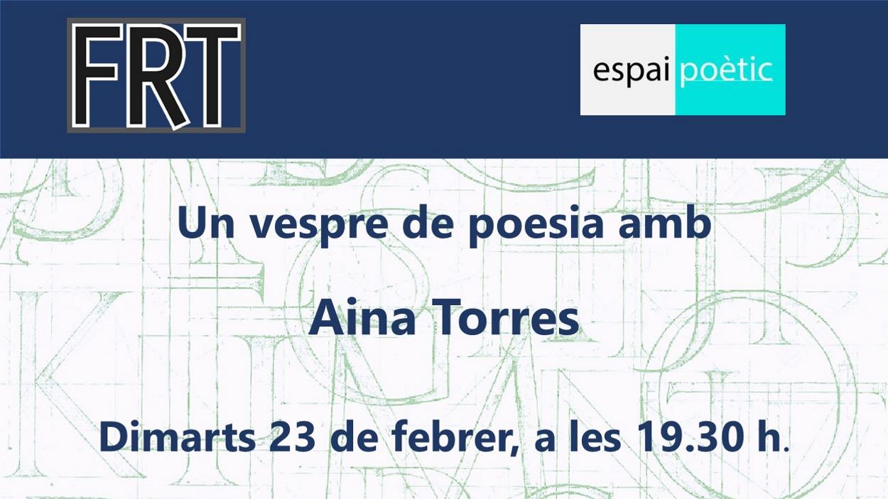 ONLINE - Espai Potic: Un vespre de poesia amb Aina Torres